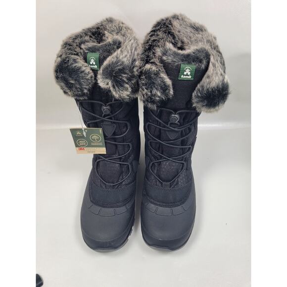 Kamik Women's Momentum L2 Waterproof Winter Boots Black Size 8 - Picture 3 of 14